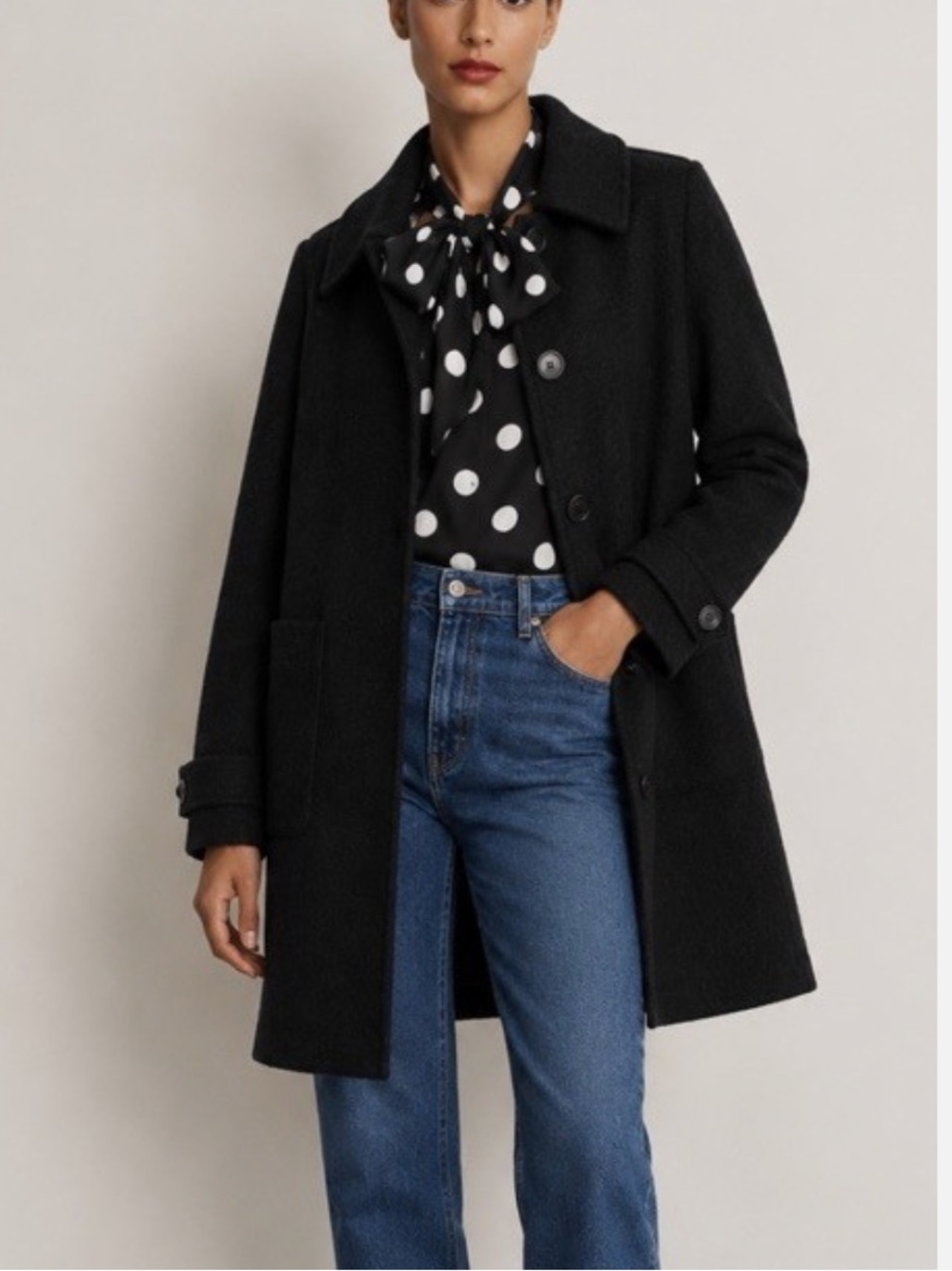 J. Crew Lady Coat In Italian Boiled Wool